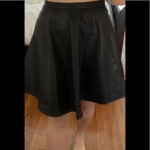 Leather skirt